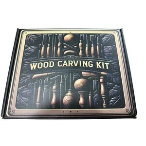 Sharp Shark Wood Carving Kit for Beginners and Experts Includes Tools Wood Paint